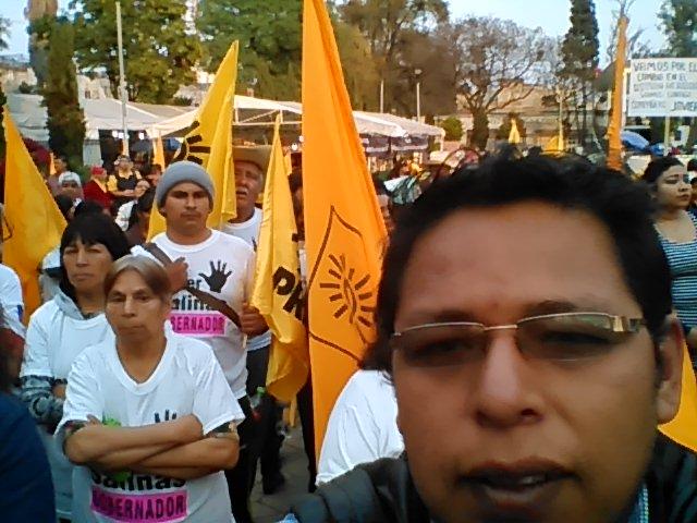 Recibimos en el Parque Revolución de #Naucalpan a <a href="/JavierSalinasN/">Javier Salinas</a> un EdoMex de mejores cuentas es posible