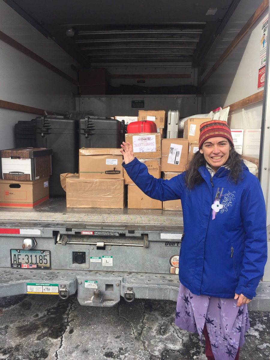 wwosHalifax's tweet photo. Wela’lin all who helped WWOS incl Nathalie Gloade, Tammy Bernard &amp; Deanna Sack for welcoming the bundle &amp;Joan Smith who is driving to ON https://t.co/Nv4Y1SsJXt