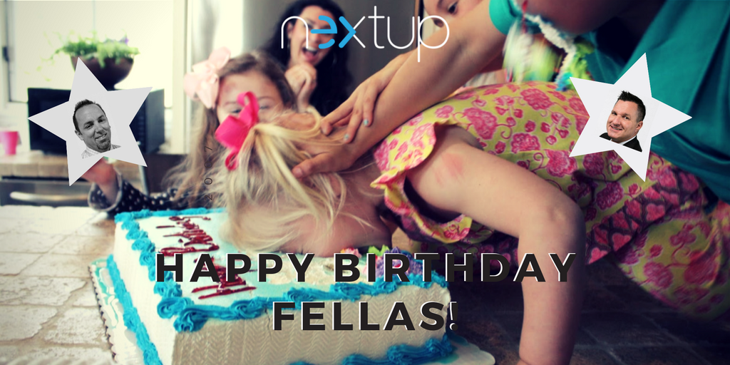 TheNextup's tweet photo. Take a moment today to wish two of our teammates a #HappyBirthday - Timm & Clint we all hope you both have a killer day! #Nextup10 https://t.co/BRLw3rnr7F