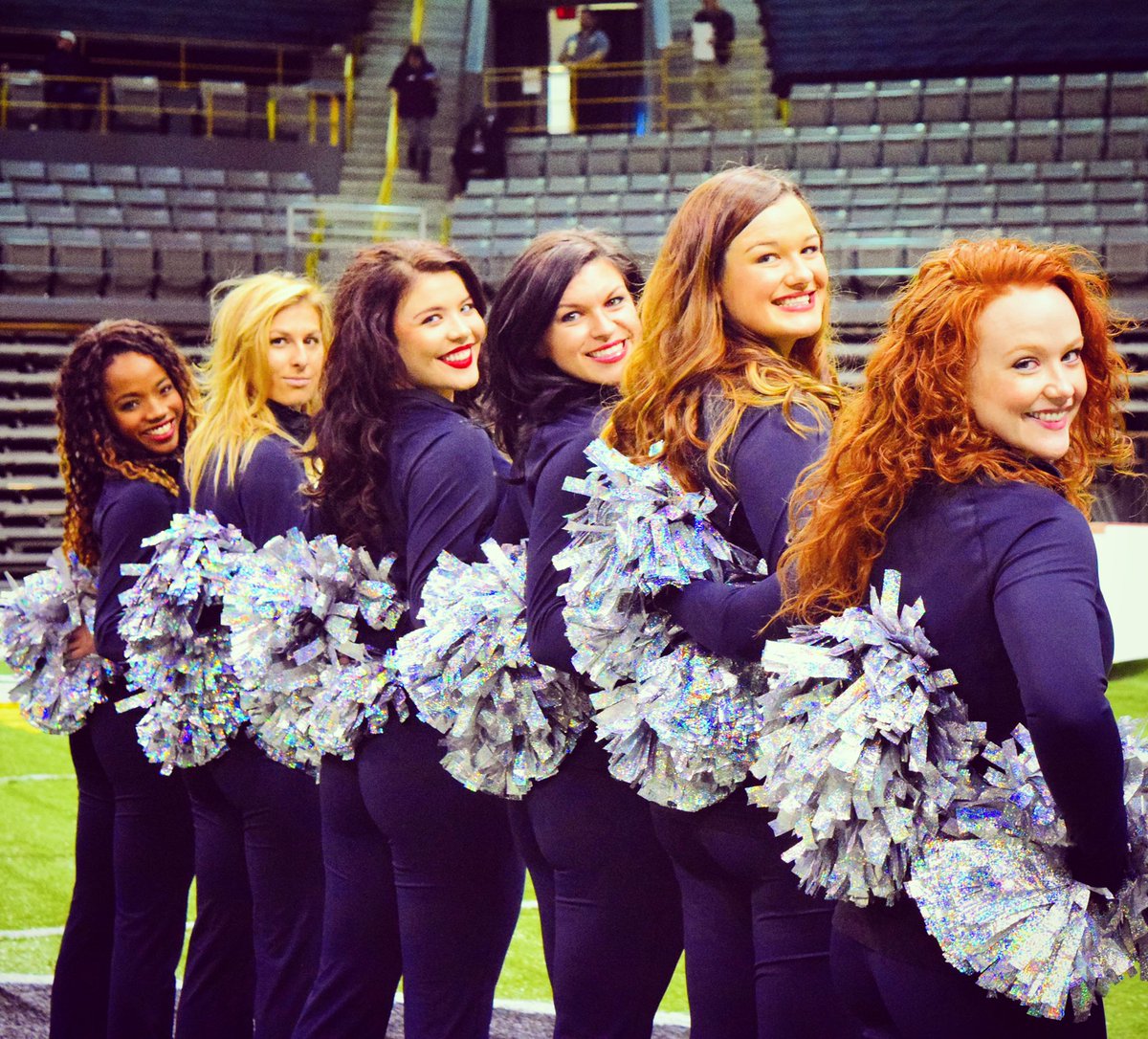 Feels good to be in the arena! We can't wait for March 25th!! #grizzliesnation #highcountryhoneys #arenadancers