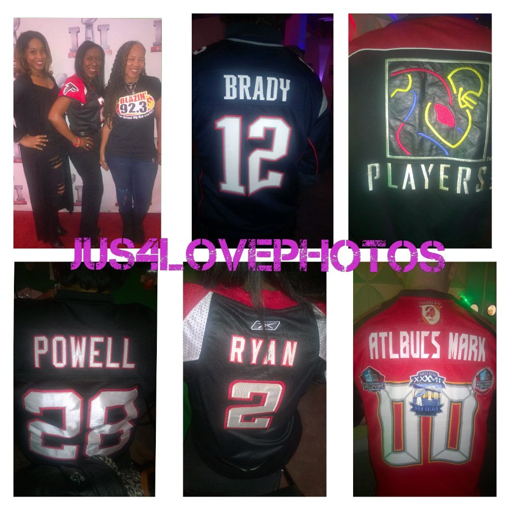 jusjeanean's tweet photo. #OnTheScene2017 #SBLI #WatchParty #Fans #Jerseys #TShirts #Jackets #NFLPA https://t.co/Lygcb1eGIe