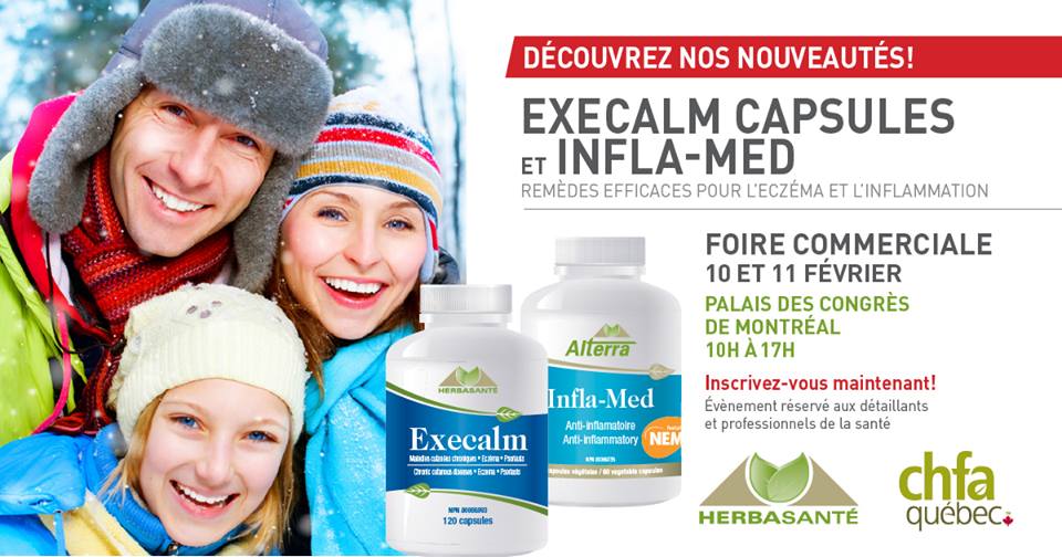 Herbasante's tweet photo. Découvrez nos nouveautés! Joignez-vous à nous le 10 et le 11 février, à la foire commerciale de la @cdnhealthfood #herbasante https://t.co/WMafcI3SPo
