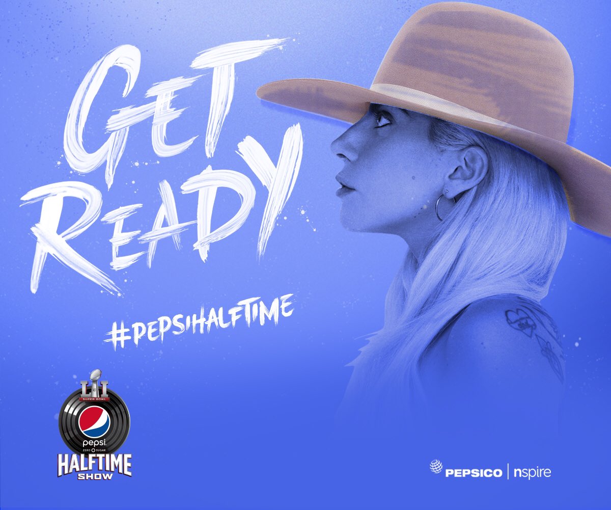 Halftime was #awesome. Set stage for the great #comeback of #SB51 #Gaga got the Pats to #LiveNspired