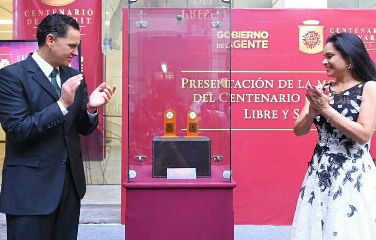 RobertoSandoval's tweet photo. En este día tan especial, dejamos un legado, una moneda conmemorativa del centenario de Nayarit y felicidades a todos por ser nayaritas https://t.co/joDyeEADFH