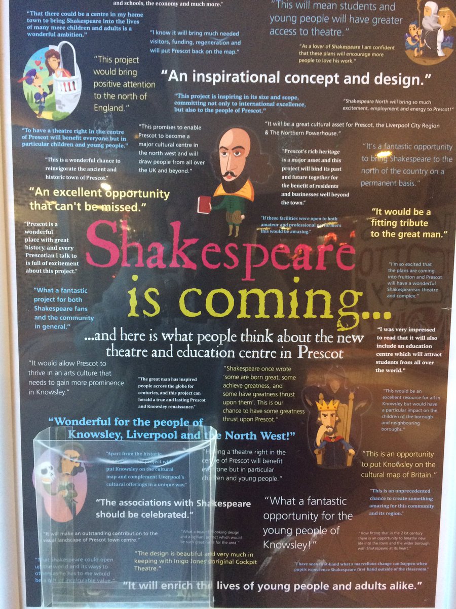 SamBobH's tweet image. When are you coming North please? Ideally to Liverpool or even better Prescot. It's good enough for Shakespear.