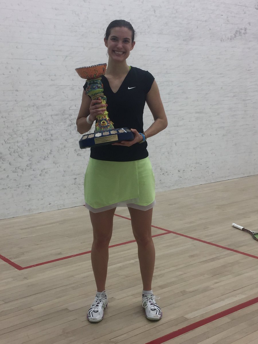 Congratulations <a href="/CornettSamantha/">Samantha Cornett</a> (CAN) 🇨🇦 who defeated <a href="/ZeinaMickawy/">Zeina Mickawy</a> (EGY) 🇪🇬 12-10, 11-7, 4-11, 11-6. #WWCOpen2017 @ClubWWC #Squash