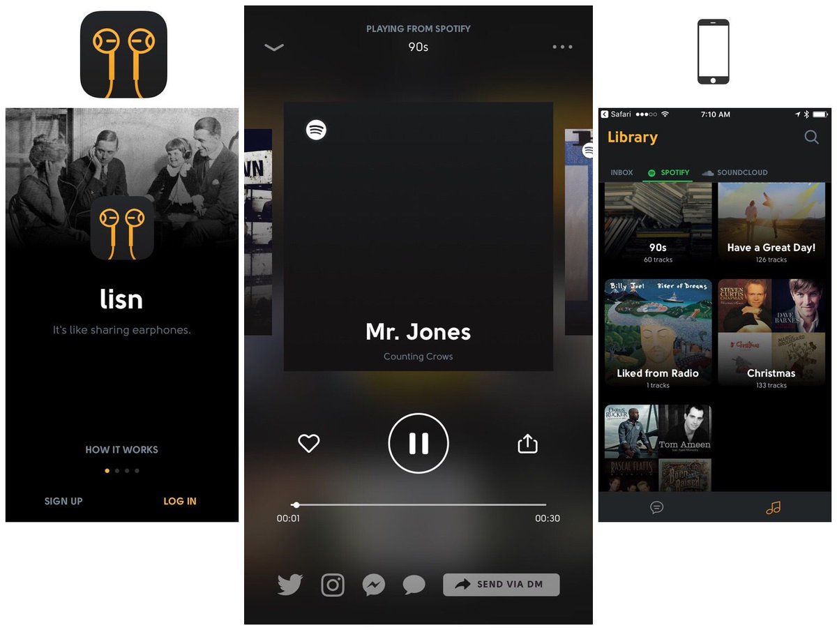 _thedailyapp's tweet photo. Lisn: Chat about tracks from Spotify and SoundCloud with your friends, in real-time. https://t.co/k5VUITmZPT https://t.co/IcypPHBvju