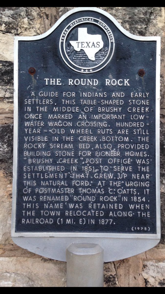 flday2003's tweet image. Round Rock Texas was originally called Brushy Creek Texas #Question10 #FDOM17 #TXST