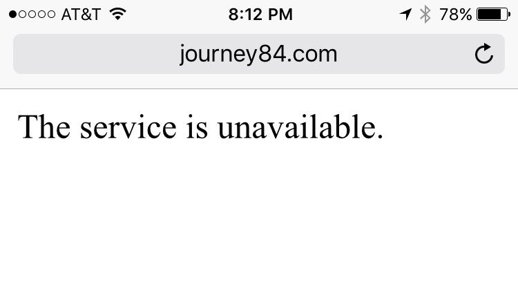 ThePracticalDev's tweet image. When you told all of America to come to your website and you really really really drop the ball #Journey84 #SuperBowl