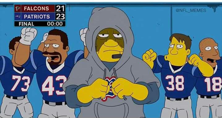 PatriotsBrazil's tweet photo. Com os Simpsons não se brinca! kkkkkkk #SuperBowl #Patriots #SuperBowlnaESPN #PatriotsCampeao https://t.co/rvQAJI8LO4