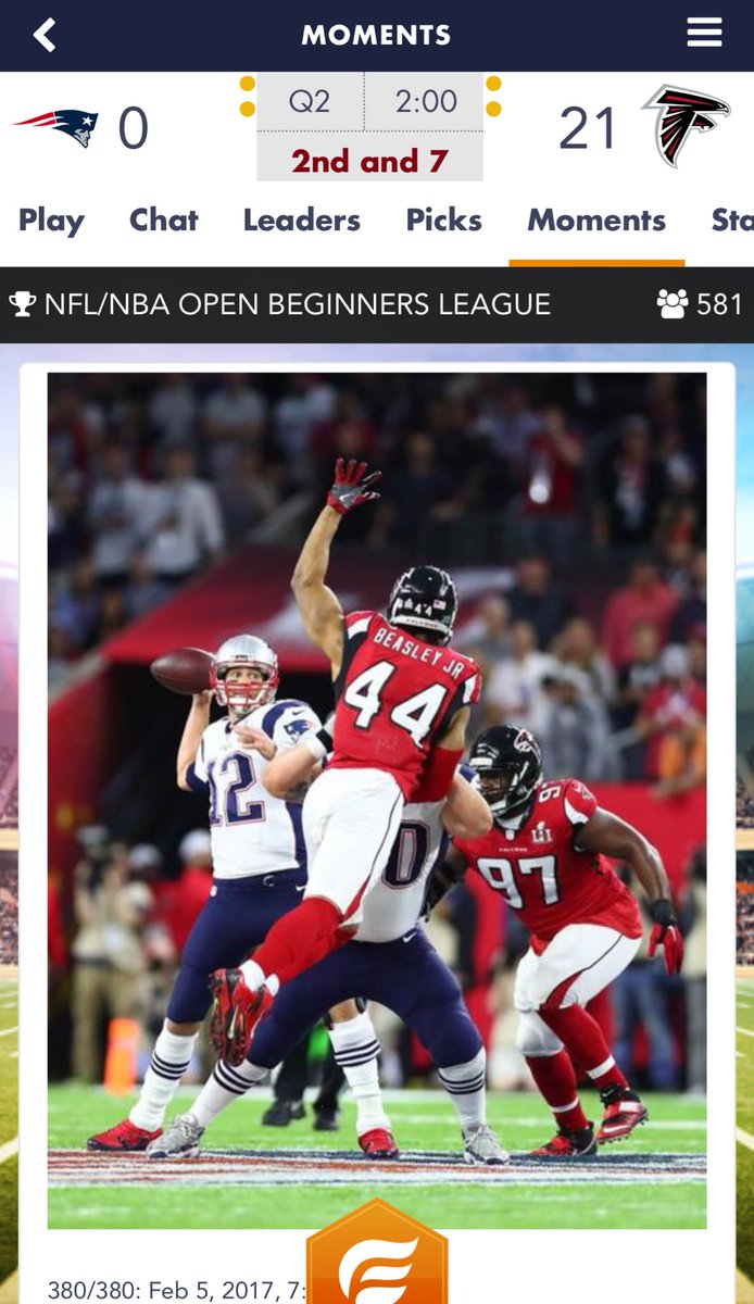 🔥🏈🏆#Falcons vs #Patriots🏆🏈🔥 #Gaga #SuperBowl2017 Download the app and come play. It's a blast!
firefan.com/player-invite/…