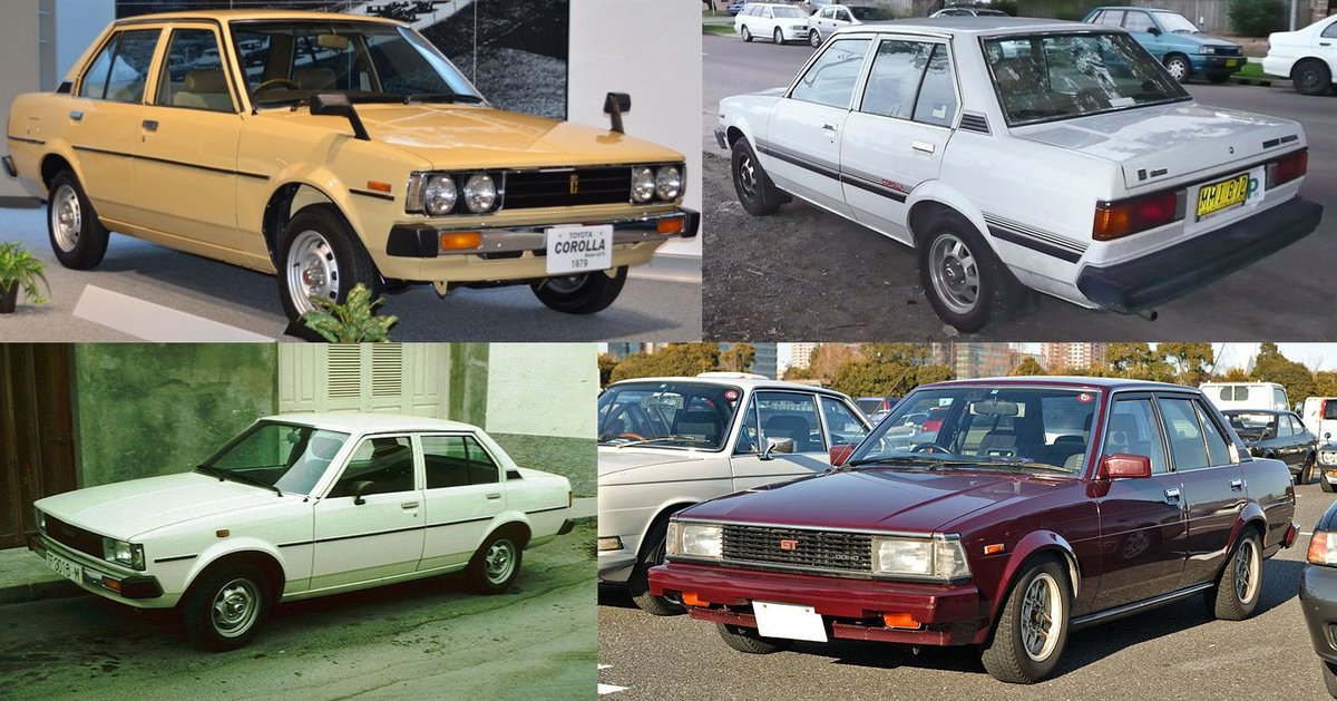レトロ系 Fourth Generation Toyota Corolla Sales From Toyota In 1979 1979 1987 Classiccars Japan トヨタ カローラ 4代目 1979 1987 トヨタ T Co Owkreajmig