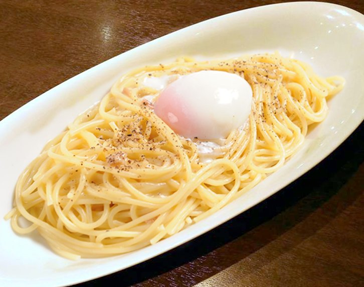 Cafe Miyama على تويتر おすすめパスタ 濃厚カルボナーラ 半熟卵のせ をご紹介 コシのある麺にベーコンの旨味とチーズの風味をきかせた濃厚なカルボナーラソースを合わせ 半熟たまごをトッピングした満足感のあるパスタです 是非お試し下さい Cafemiyama