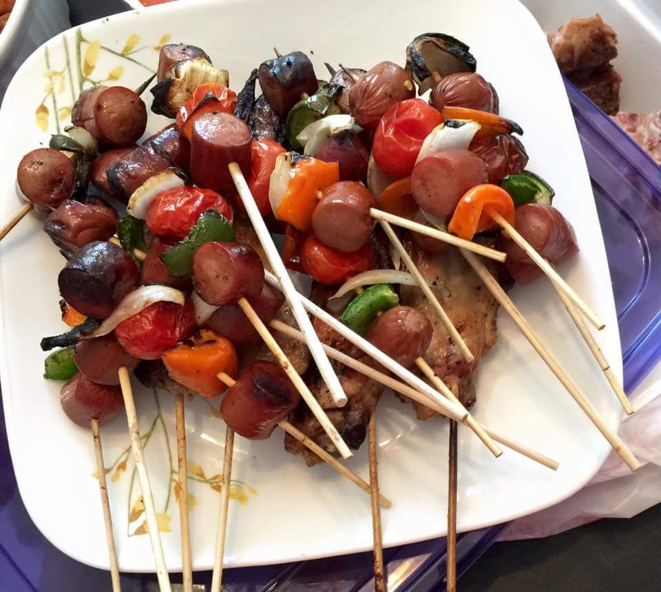 justints21's tweet image. #HalftimeHero  Kabobs!!!