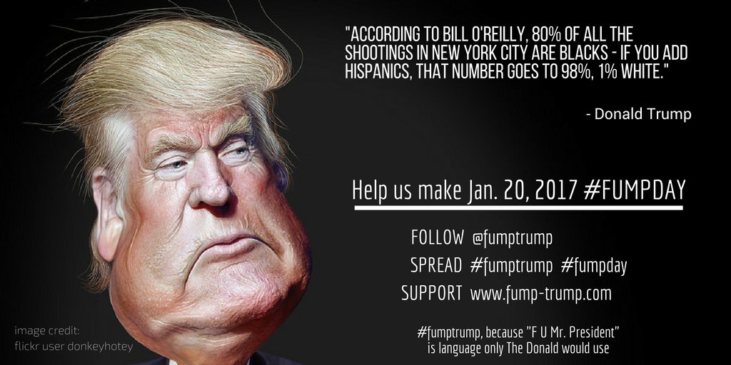 fumpday's tweet photo. @realdonaldtrump is racist, shitty at math, and a liar. Call him out on his BS and abuses #fumptrump https://t.co/r9Wztsseoh