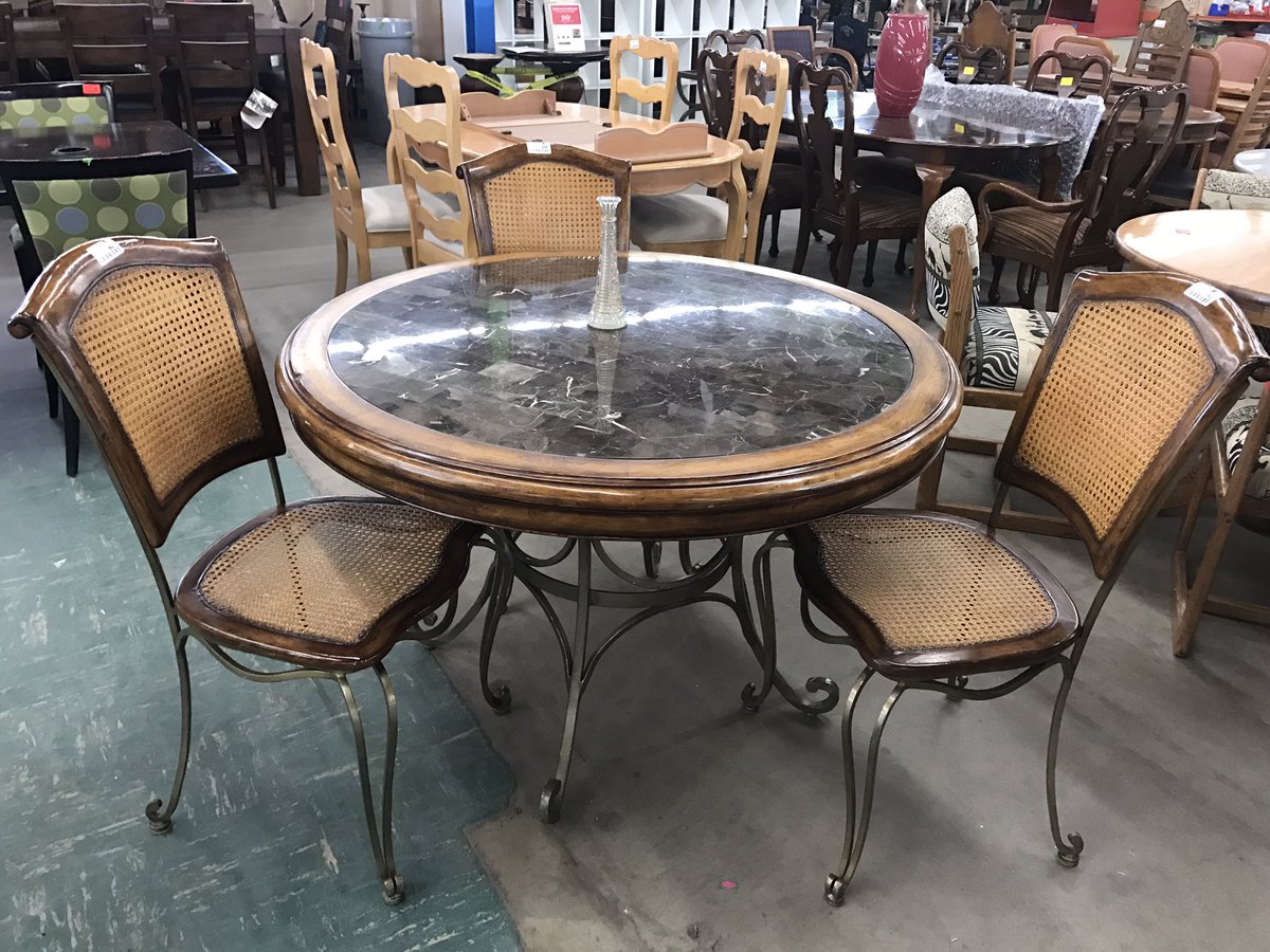 DenverReStores's tweet photo. Our @DenverReStores has some amazing #donations in! #stainedglass #table $100. 4 piece #diningroomset $145! 9 piece #dinningroomset $600! https://t.co/IYKuoeSzjG