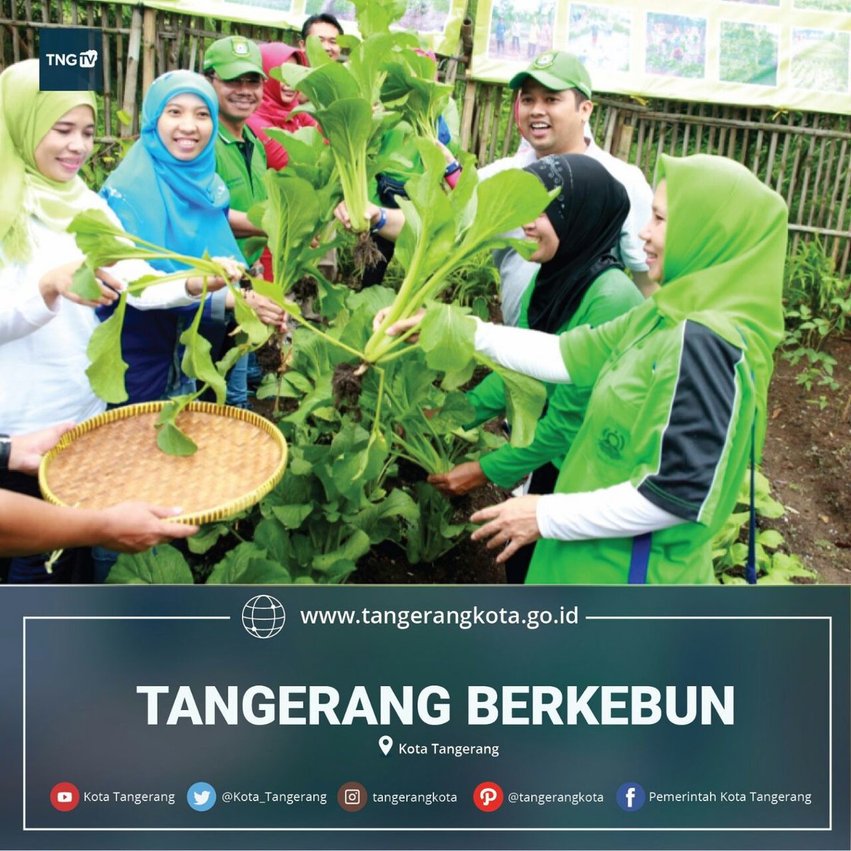 Program Tangerang Berkebun merupakan upaya pemerintah <a href="/Kota_Tangerang/">KOTA TANGERANG</a> untuk mensukseskan..instagram.com/p/BQJxoo2h84y/
Ayoo Berkebun.. #tng_tv
