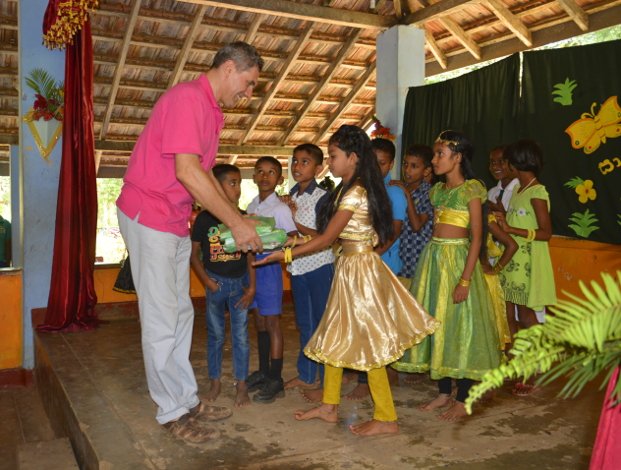 Great day at the giving of education gifts by one city school to a rural school in our area, &amp; privileged to take part.