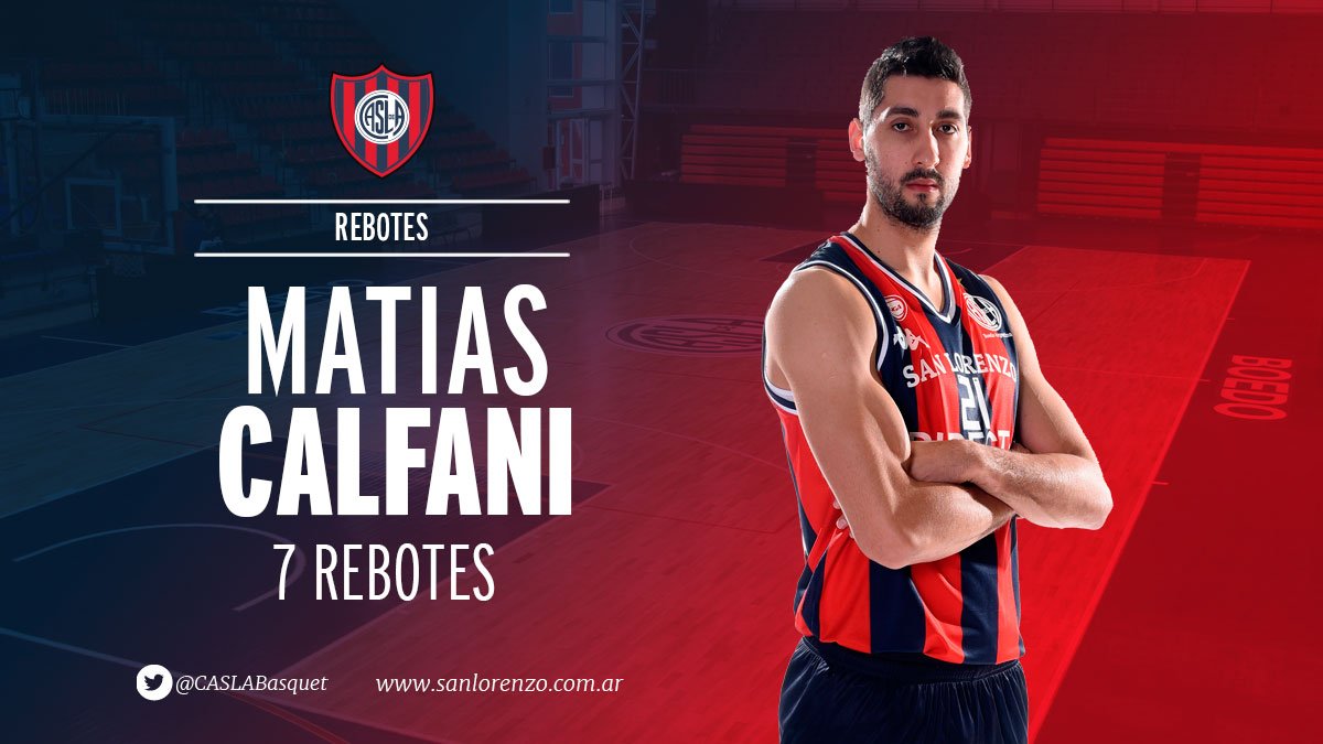 CASLABasquet's tweet photo. 📊 ¡Uruguayo, uruguayo! @MathiCalfani lideró debajo de los tableros. https://t.co/6HK4AKPKN1