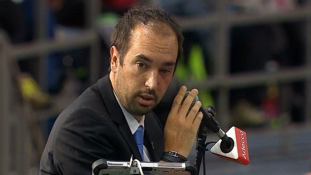 TSN_Sports's tweet photo. Must See: Shapovalov DQ'd after smacking umpire in eye with ball: https://t.co/xSygHng128 https://t.co/ppUAyi1bOP