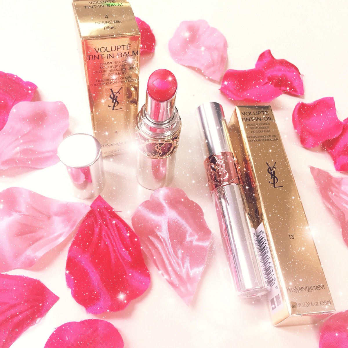 桜咲 姫奈 イヴサンローランのティントインバーム4のリップ とティントインオイル13のグロス 可愛いすぎてきゅん