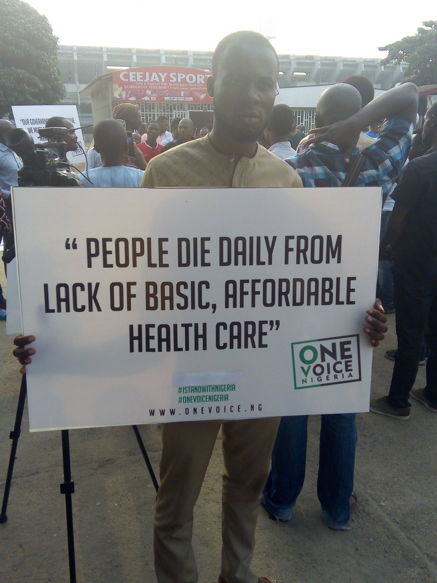 LeadersNG's tweet photo. The Lagos #IstandWithNigeria protesters are already gathering momentums at the National Stadium, Lagos. https://t.co/ihzDdDCOnd