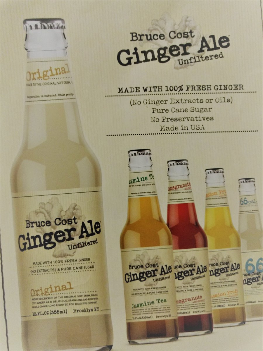 itastedit's tweet photo. Tasted Bruce Cost Ginger Ale #ExpoWest2016 WOW with 100% FRESH Ginger not extract & Cane Sugar & NoPreservatives (Bruce is Ginger expert) https://t.co/L6zyGLMSbf