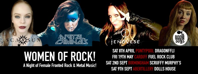 jenoveseband's tweet photo. First dates of our Women in Rock tour announced...more dates to be announced soon!! https://t.co/RQmlO4u0mz
