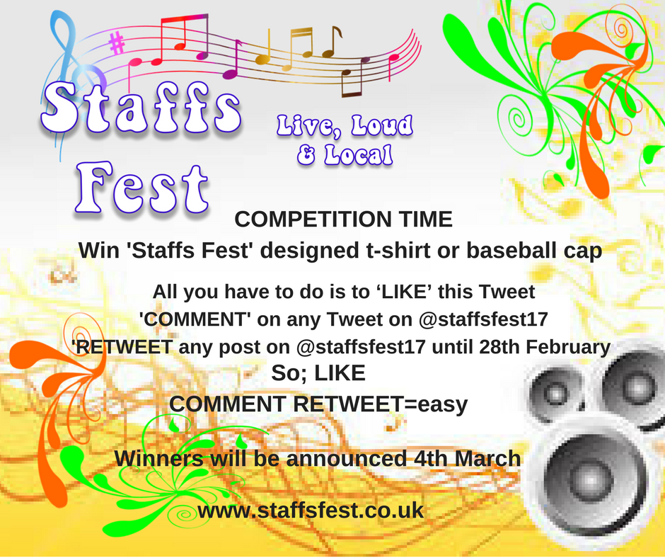 StaffsFest22's tweet photo. WIN A PRIZE. Tickets only £40 (Fri/Sat/Sun), evening only £10 (6pm) and day only £20 (11am) Opt camping with ALL tickets Kids under 16 FREE! https://t.co/eHlVOR95Ja
