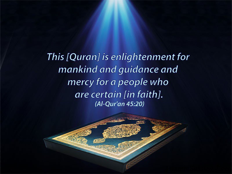 ShakeelChaudhry's tweet photo. This Quran is #enlightenment for mankind and #guidance and #mercy for a people who are certain in faith #Quran 45:20 https://t.co/X20fuDoTZJ