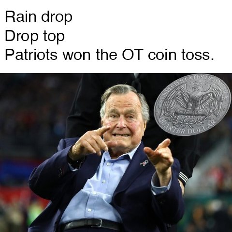 fantasycouch's tweet photo. Atlanta lost the overtime coin toss #coingate #cointoss #CoinTossGate #SuperBowl https://t.co/ZOAoaQjFks