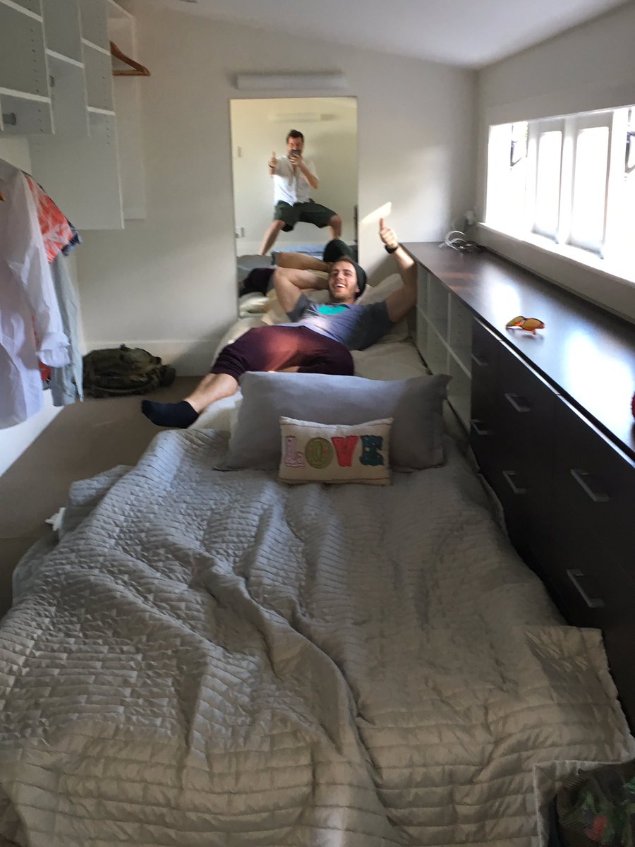 TheMilesLuna's tweet photo. All the couples got nice rooms, but @BGibbles and I put two twins together in the closet so we can talk about girls and trade secrets! #RTNZ https://t.co/SIZuu8B0Xv