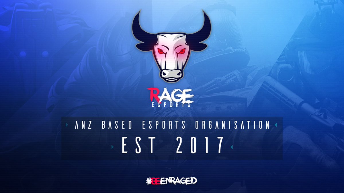RageESC's tweet photo. We are proud to announce the launch of RageESC. We will be involved in Call of Duty, CSGO, Gears of War, LoL, etc!

#BeEnraged😈 https://t.co/1T9c4cPDgc