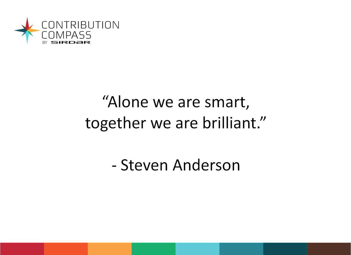 ContCompass's tweet image. The power of teamwork and great working relationships. #ContributionCompass