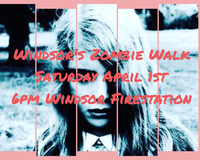 0FunkyFlea's tweet photo. Windsor's annual zombie walk / April 1st 2017 / windsor firestation from 6pm / #horde#zombies#windsor#thewalkingdead# https://t.co/fNcCXiPxEa