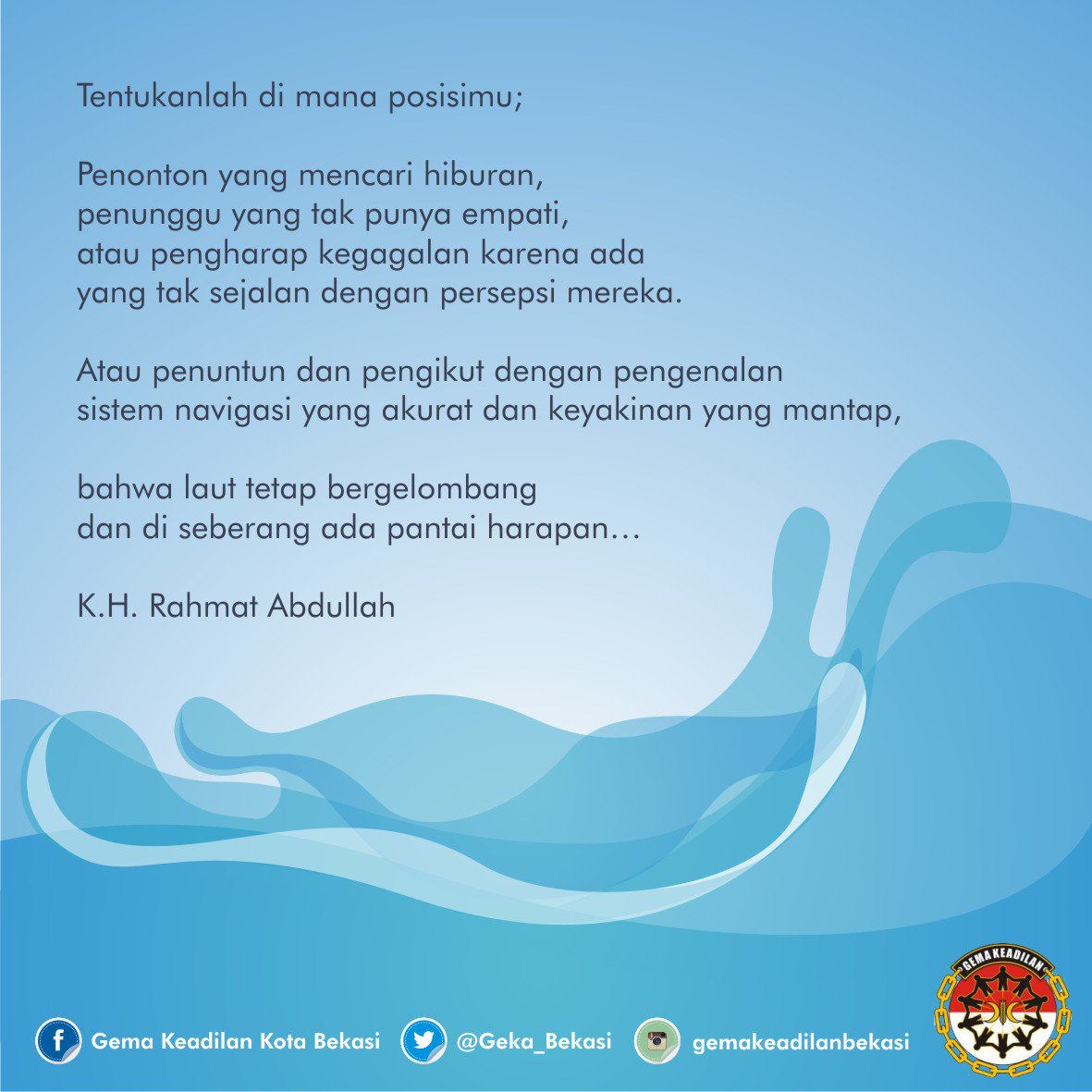 Tentukanlah di mana posisimu...