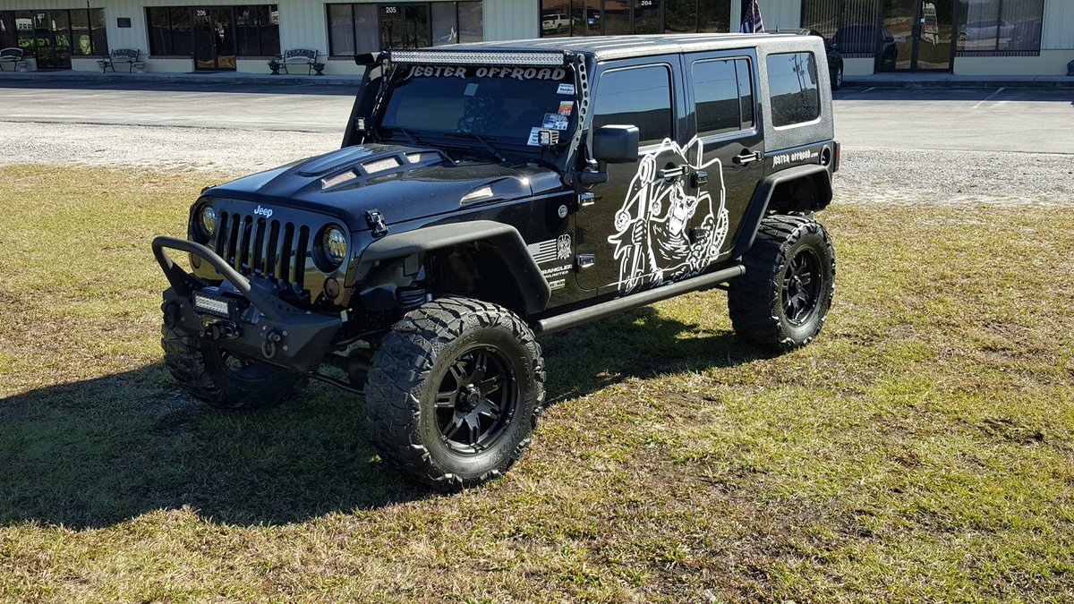 JesterOffroad's tweet image. "Brutus" our JOR Hemi powered JKU. We recently sold this Jeep to start another build and we will miss it but the fun is in the build.