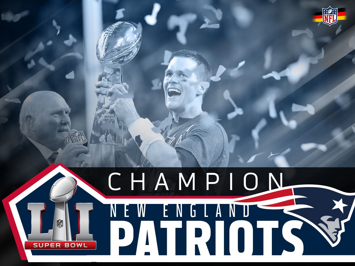 NFLDeutschland's tweet image. Kein Scherz: Die @Patriots haben das Spiel nach 25 Punkten Rückstand tatsächlich noch in Overtime gedreht! #SB51 #Patriots
