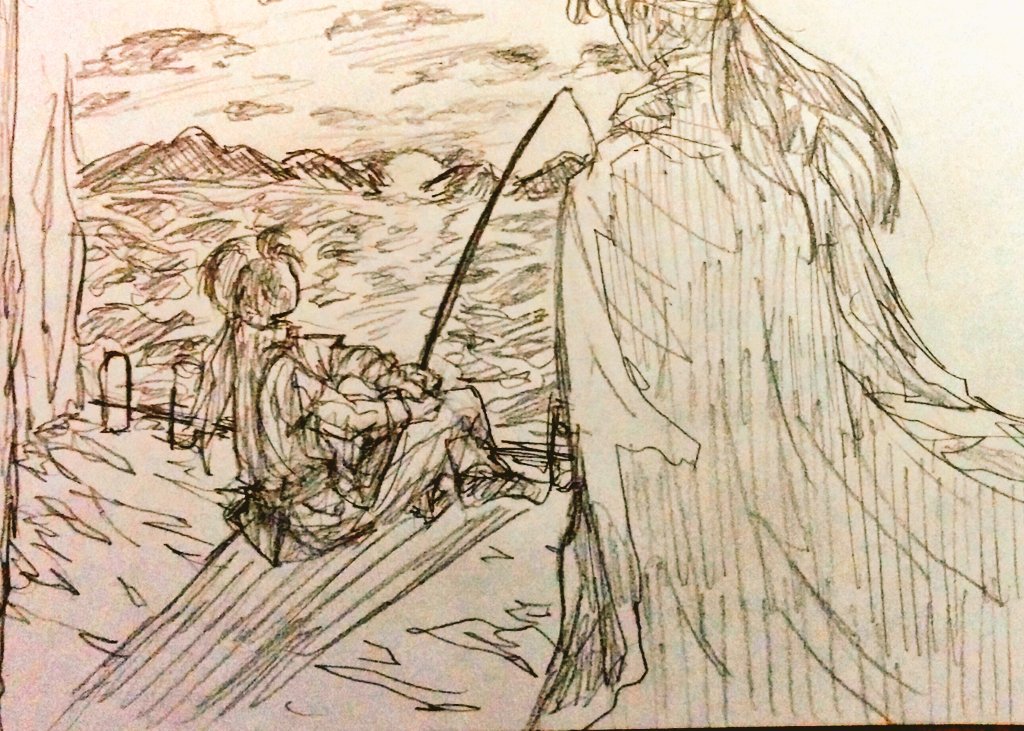 loner1215's tweet photo. フリックと坊ちゃんが立ち位置って大変だわねってはなしをするはなし https://t.co/NdioUKYCe3