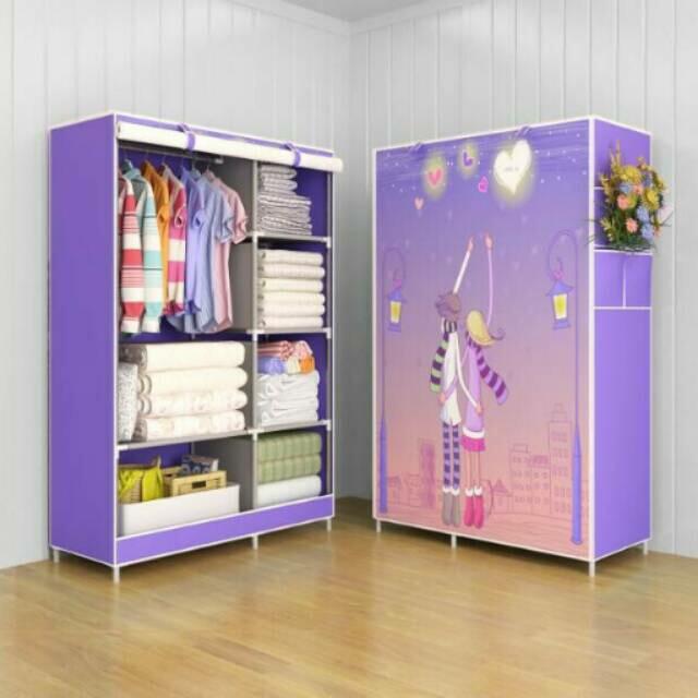 StoreElora's tweet image. Saya menjual Multifunction Wardrobe / Cloth Rack with cover lemari pakaian LOVE.! shopee.co.id/elora.onlinest… #ShopeeID