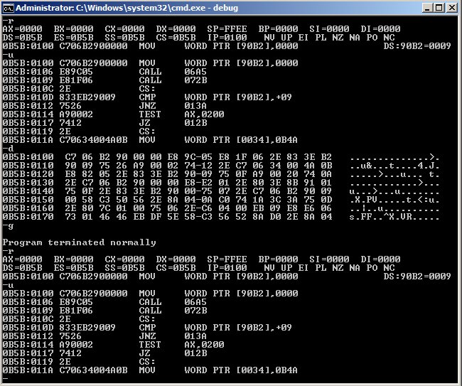 it4sec's tweet image. RIP Debug.exe 
[1981-2015] 
Created: by Tim Paterson for DOS 1.0 
Removed: in Windows 10 release at 2015