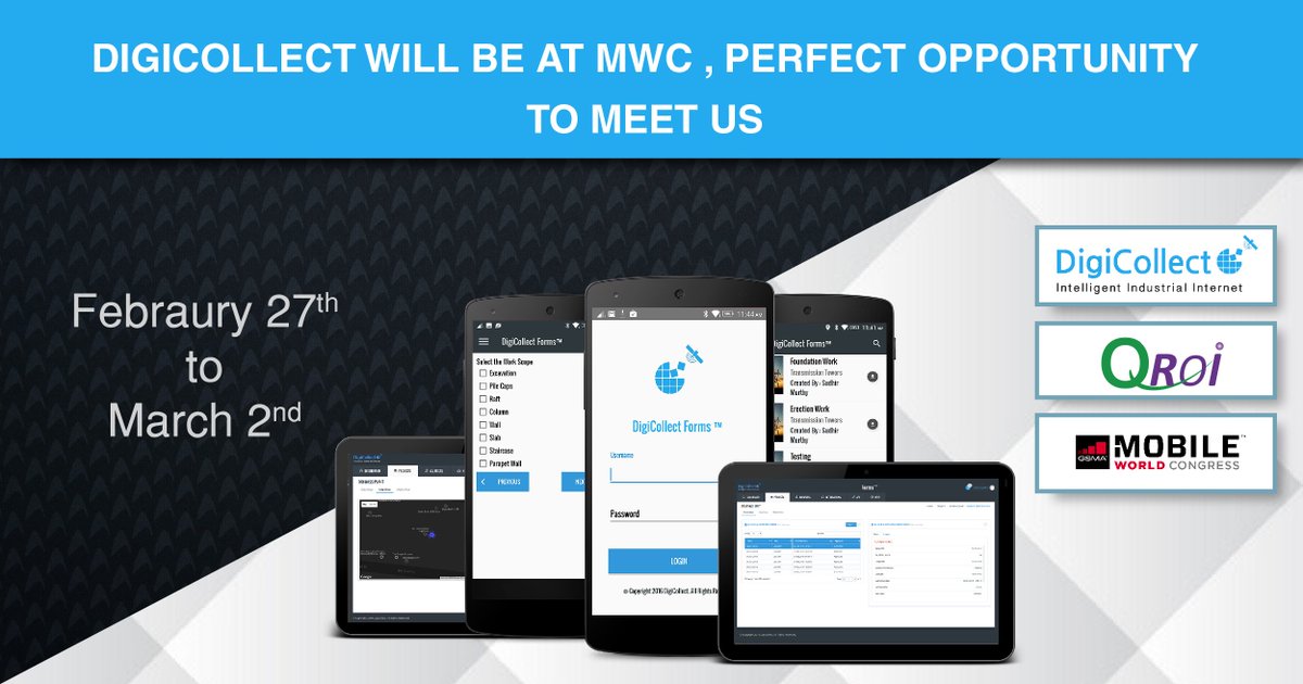digicollectllc's tweet photo. #MWC2017 is coming! DigiCollect will be a part of it in #Barcelona
#Mobile #Tech #digicollectllc #mwc17 https://t.co/xUVvW5lxTz