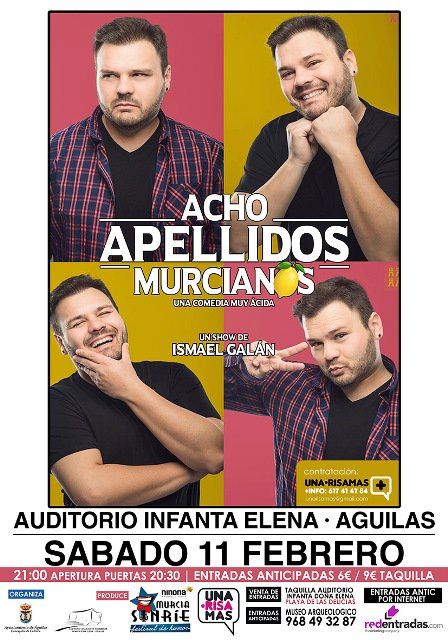 ¡Acho! Que viene <a href="/Ismael_Galan/">Ismael Galán Cómico</a> con @AchoApellidosMu  ow.ly/1ath308E21U #Águilas