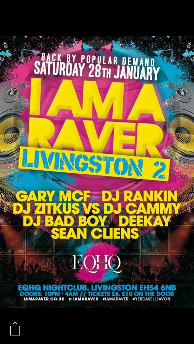 LauriesGlasgow's tweet photo. This Saturday pre sold tickets on skiddle .
Don't forget more on the door !! #iamaraver #herewego #djbadboy #djrankin #djzitkus #garymcf https://t.co/vI0JsDdlGZ