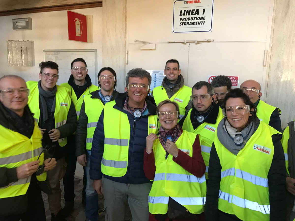 edilpiu's tweet photo. Il nostro team in visita allo stabilimento #Finstral di #Scurelle! https://t.co/B8ni4nLARp