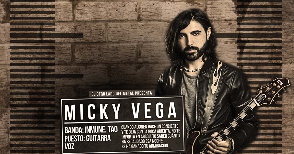 laestadea's tweet photo. #ElOtroLadoDelMetal: Micky Vega (InMune, TAO) “Pensar demasiado en destacar puede acabar afectando a la calidad” -> https://t.co/C33xiMfyP0 https://t.co/eOpI4bZ1mB