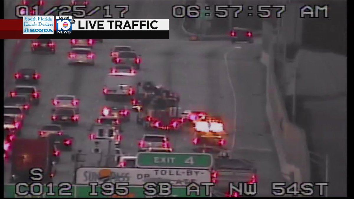 Crash on I-95 SB before SR-112 #traffic https://t.co/IaS0NVgTSm