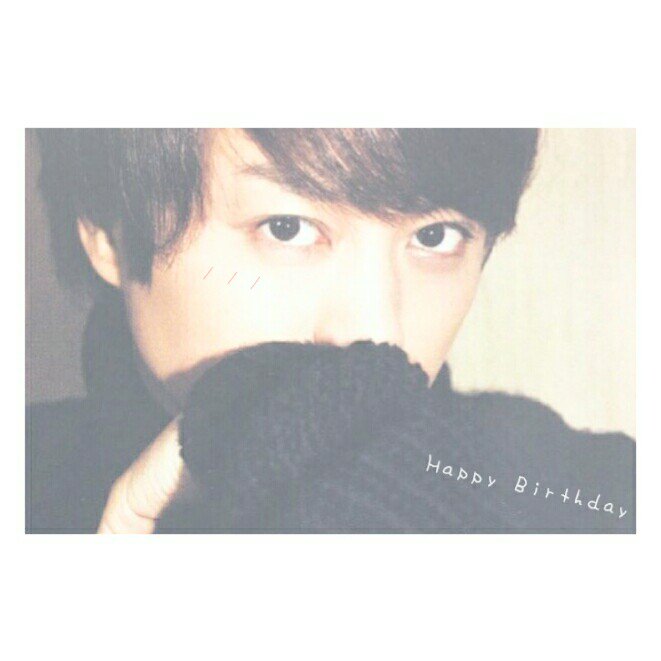 _

Happy Birthday Sho Sakurai  _ 