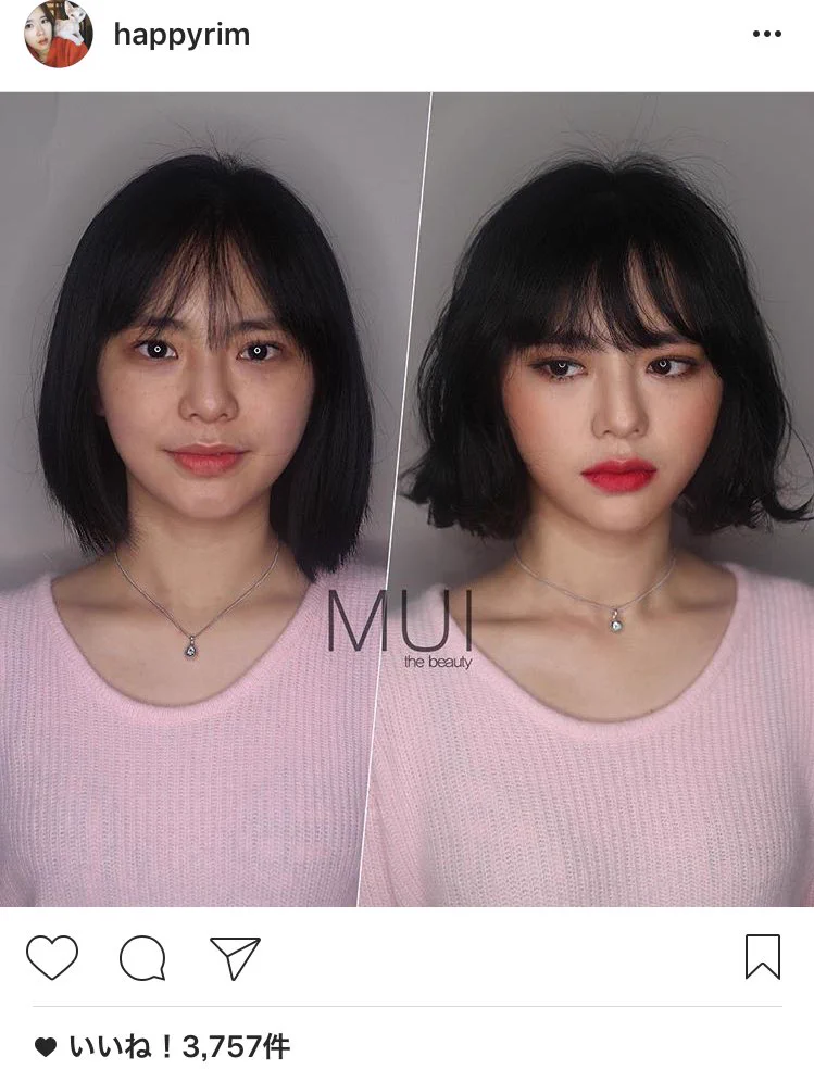 髪型とメイクって大事！自分に合ったものに変えるだけで大変身して美女に！！！