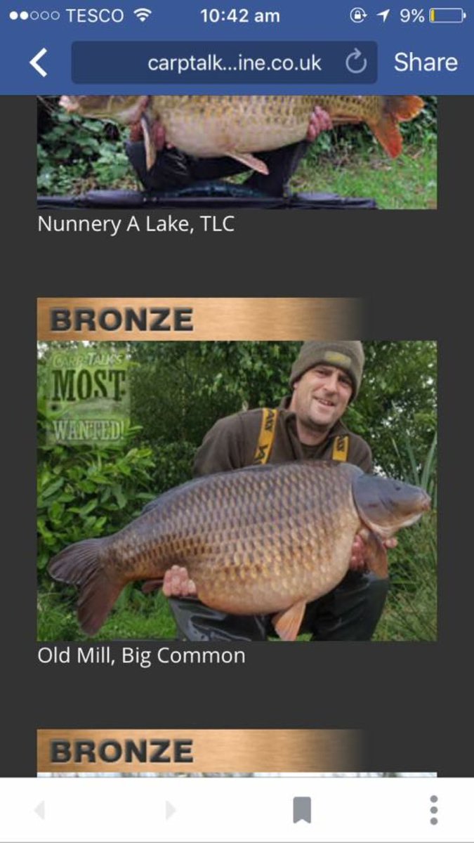 jnewbold123's tweet photo. Tick tock!! Who's fishing where then this year? Wouldn't mind another off @CarpTalkMag most wanted list again! ☺ https://t.co/LfukPPI9oz